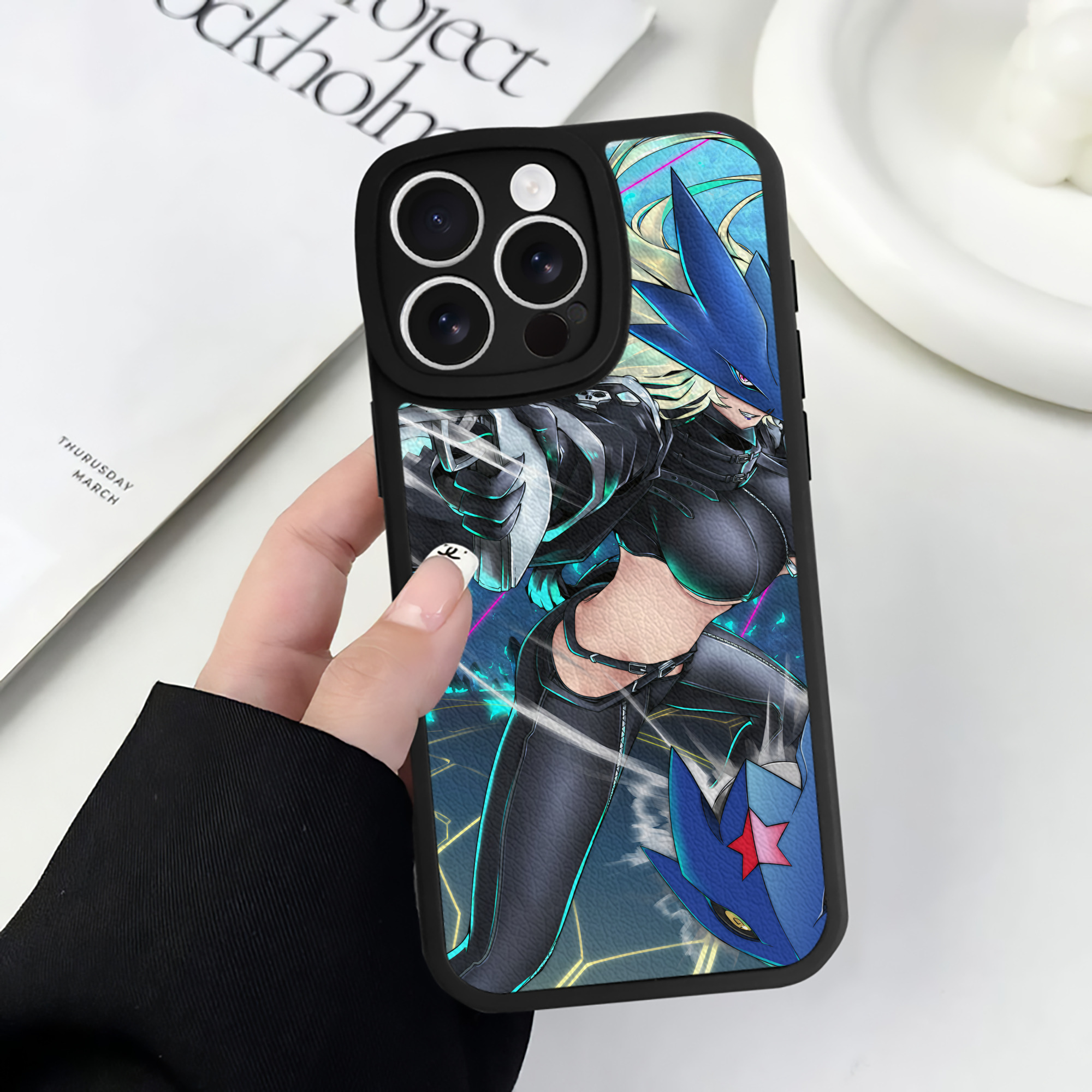 （画像用） Digimon デジタルモンスター/デジモン 【iPhone 16シリーズ対応】シリコンスマホケース（レザー調） 材質：シリコン